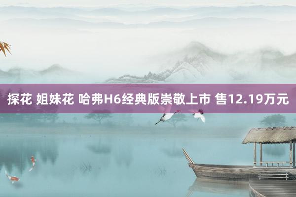 探花 姐妹花 哈弗H6经典版崇敬上市 售12.19万元